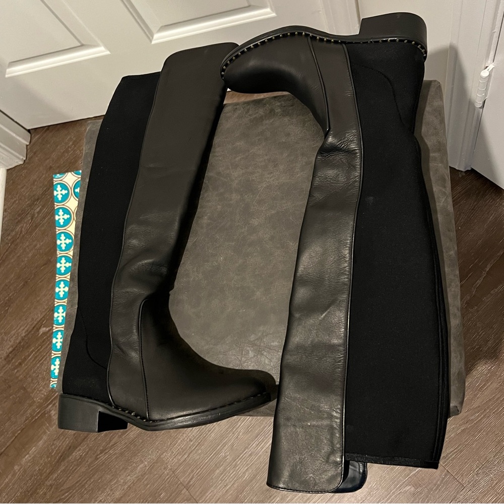 CHARLESTON SHOE CO. Black Heeled Boots